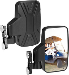 KEMIMOTO front mirror view showing wide field of vision and improved safety