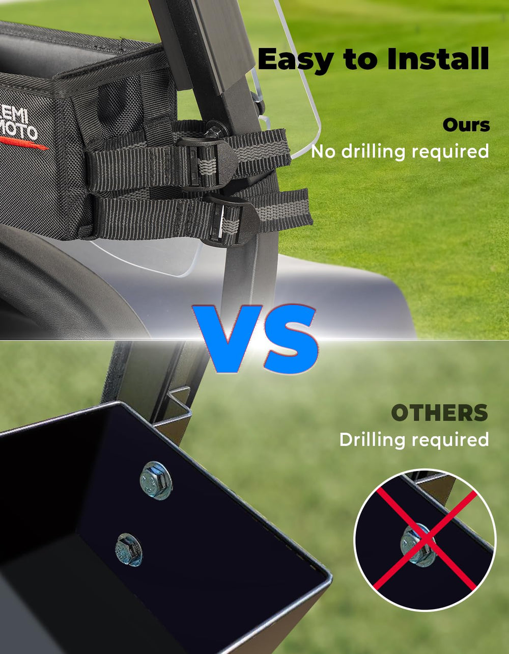 KEMIMOTO organizer in use with balls and gloves showing easy access benefit