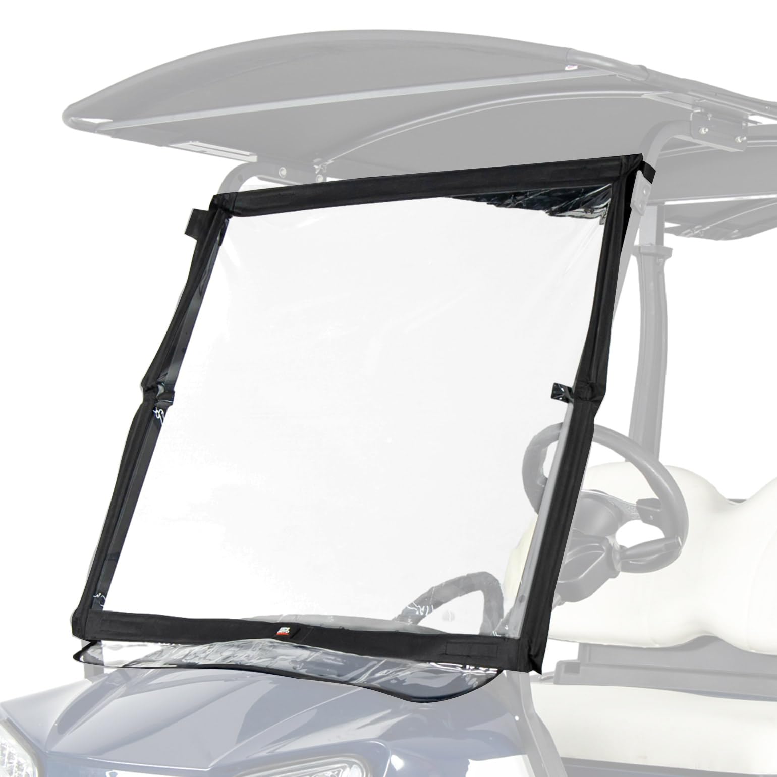 KEMIMOTO lifestyle shot on golf course highlighting passenger comfort