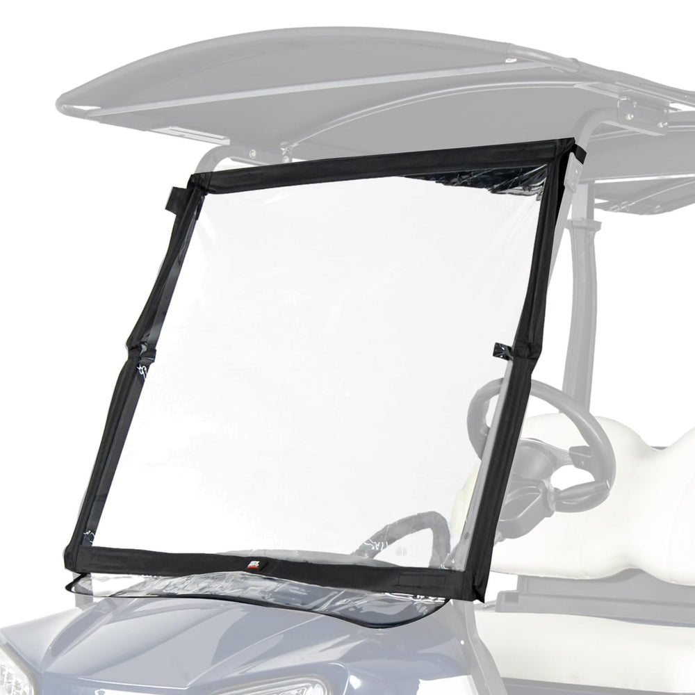 KEMIMOTO lifestyle shot on golf course highlighting passenger comfort