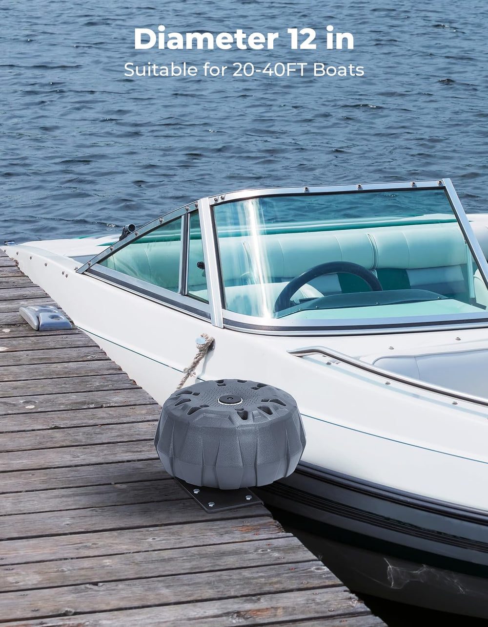 KEMIMOTO installed flush on a straight dock edge offering smooth hull contact