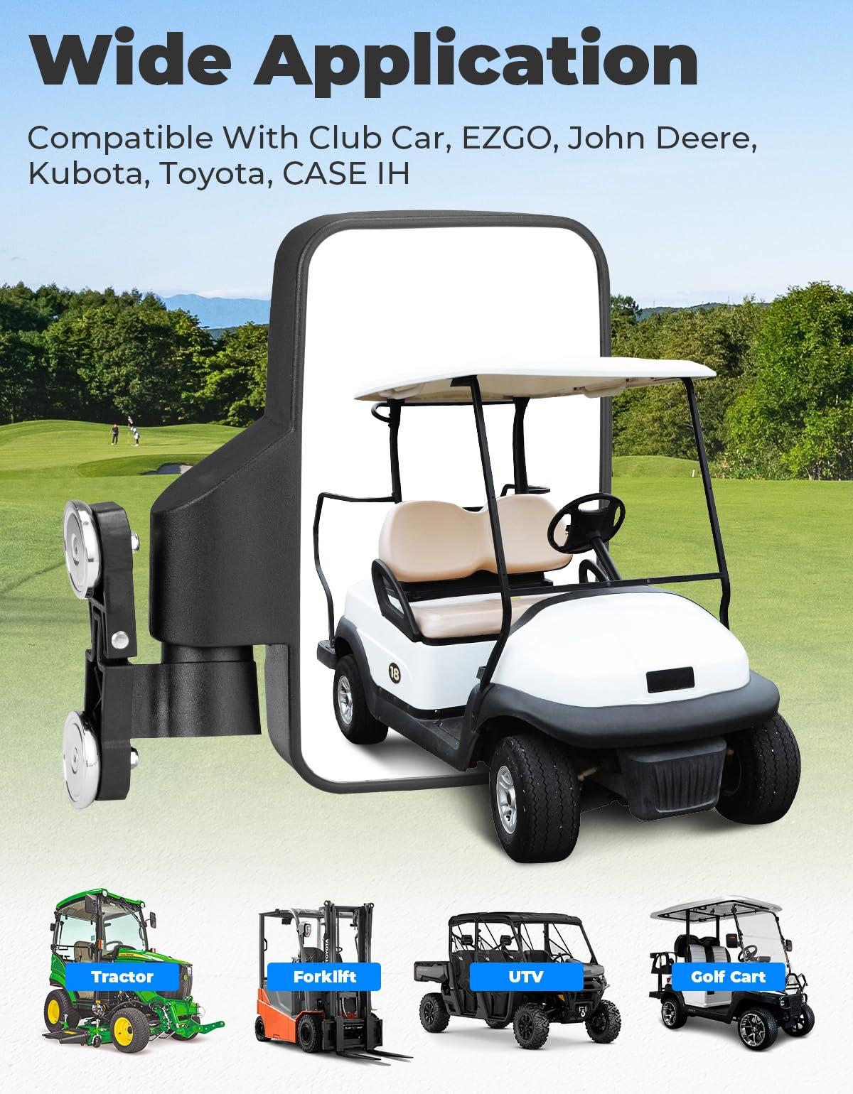 KEMIMOTO on a UTV in offroad setting showing enhanced situational awareness