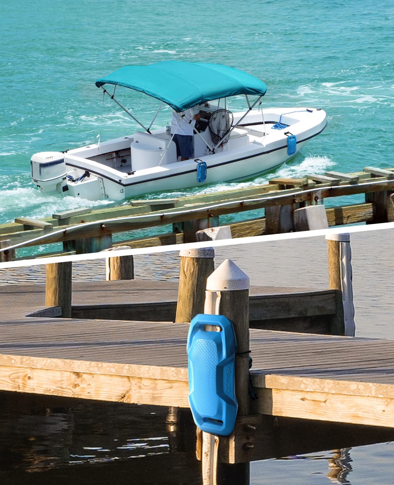 KEMIMOTO two fenders stacked compactly showing easy storage advantage