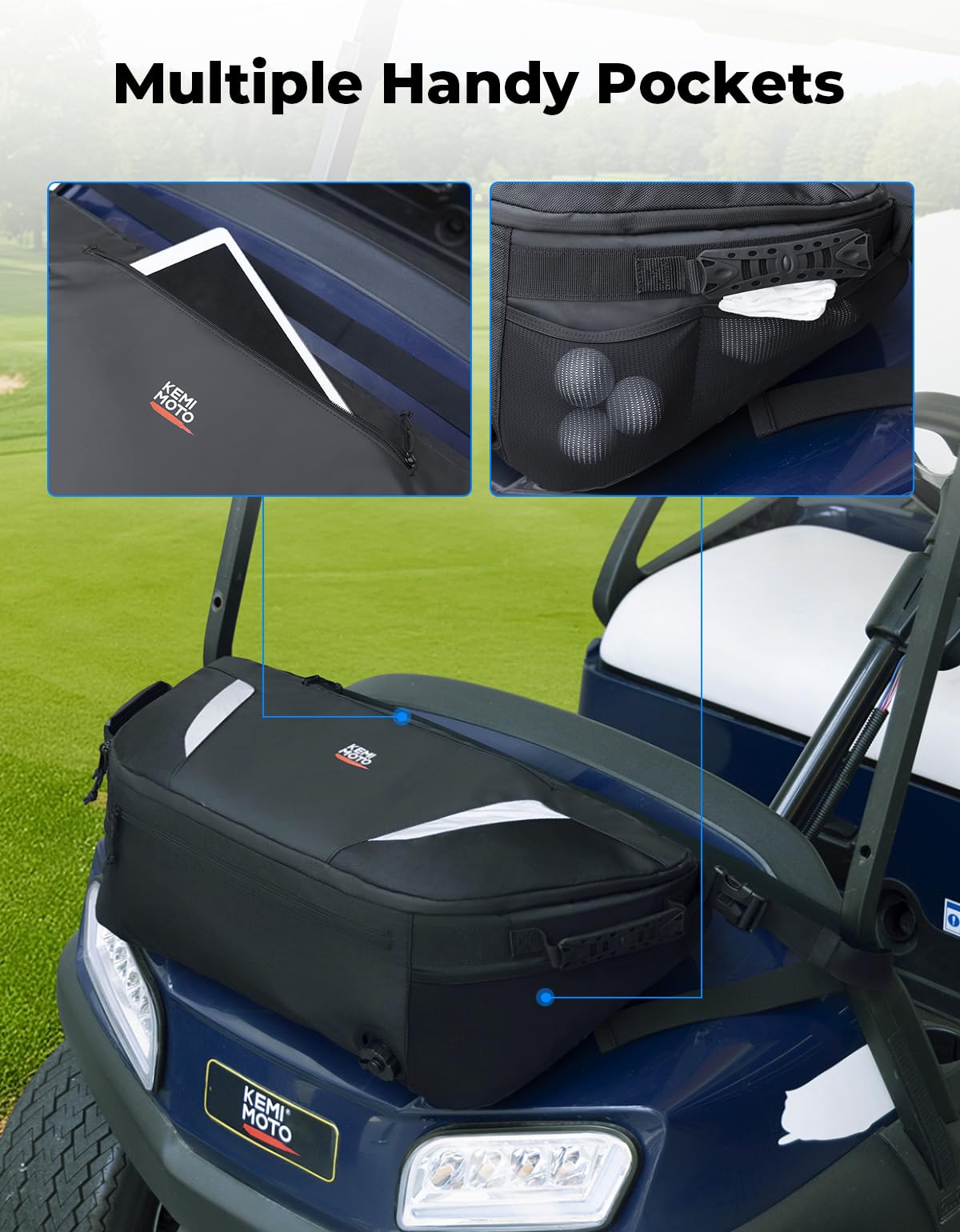 KEMIMOTO reflective finish close-up showing durable sheen benefit increased visibility