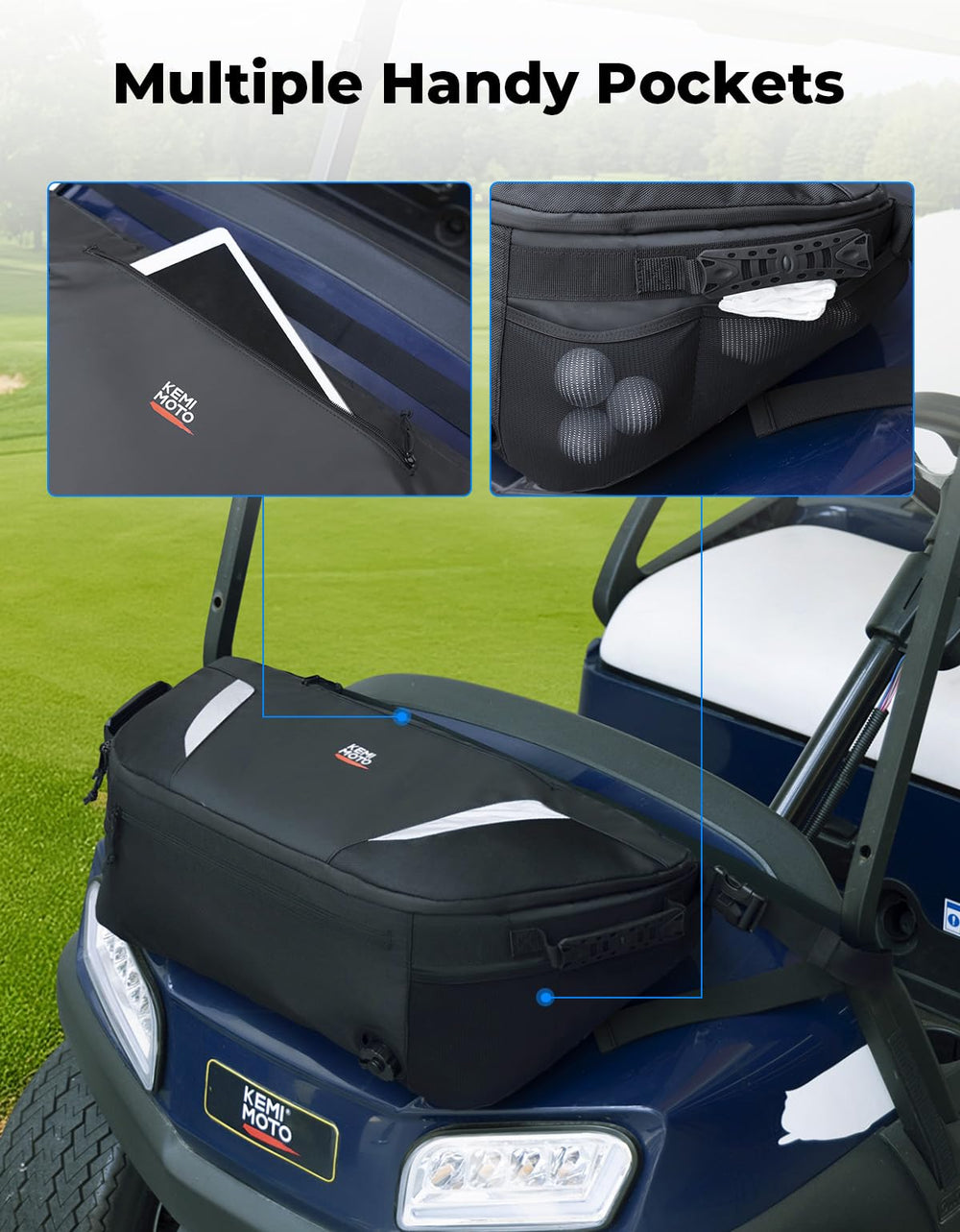 KEMIMOTO reflective finish close-up showing durable sheen benefit increased visibility