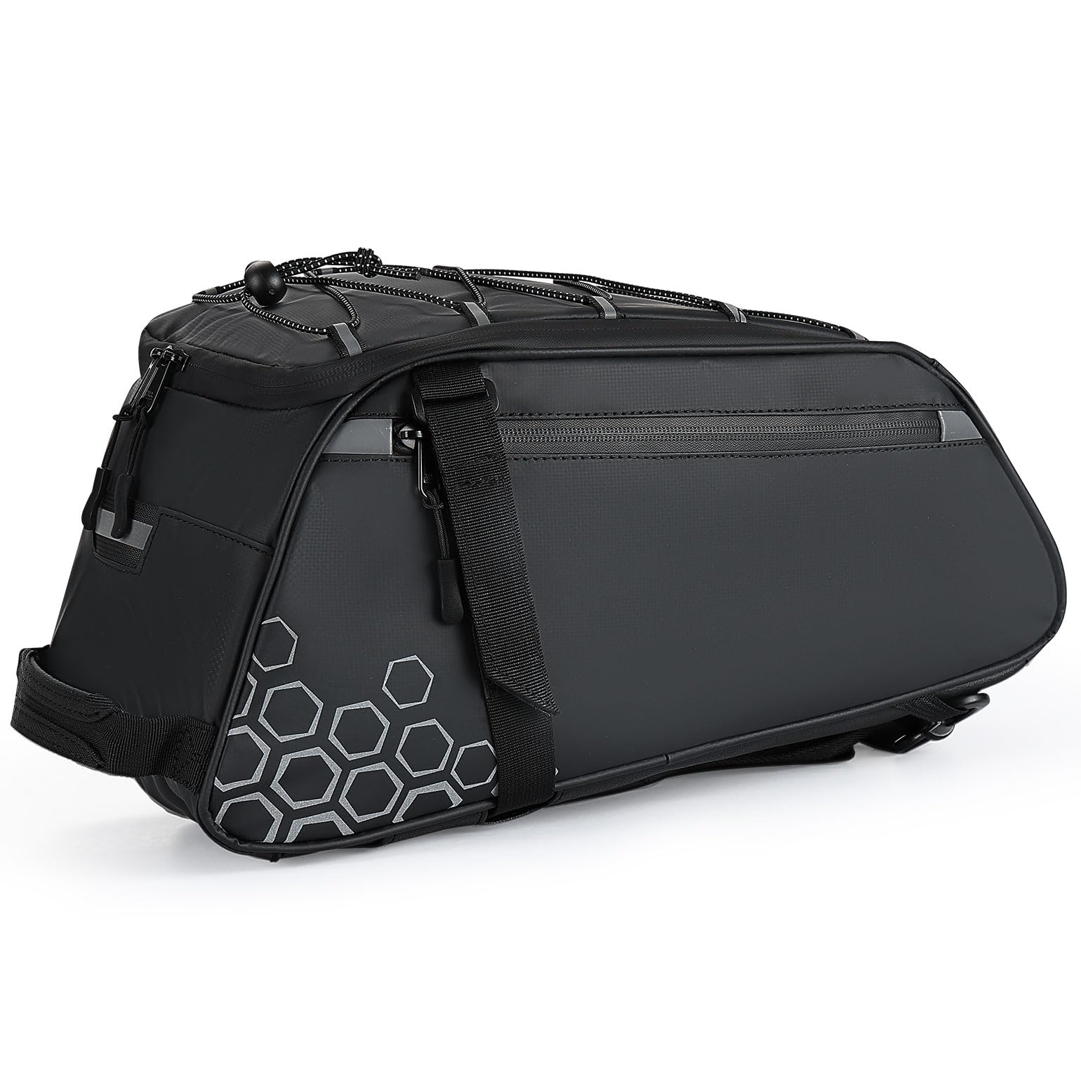 KEMIMOTO size comparison next to helmet showing compact 11L capacity