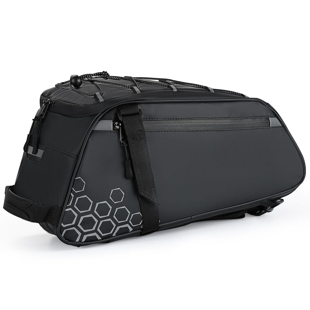 KEMIMOTO size comparison next to helmet showing compact 11L capacity