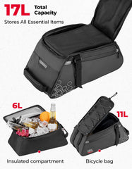 KEMIMOTO side zipper and hidden underside pocket for quick-access items and security