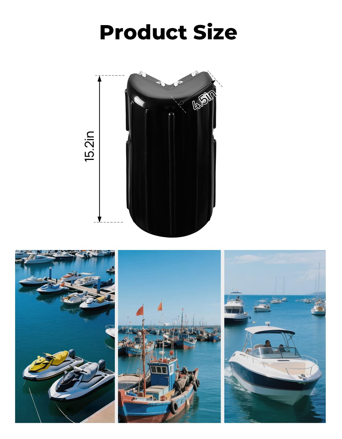 KEMIMOTO size comparison with ruler showing dimensions for accurate fit benefit