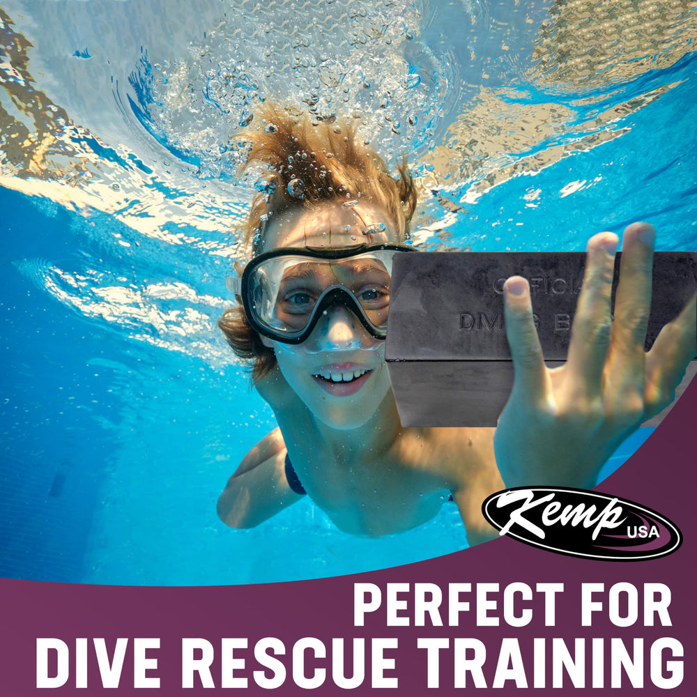 Kemp USA diving bricks stacked neatly for easy storage and quick access between sessions
