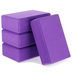 kenaeooe front view package showing four purple foam blocks for stable support