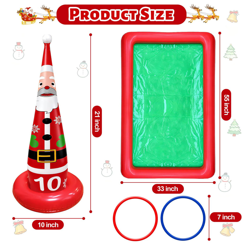 kengvo cone close-up showing inflatable PVC texture and printed score labels