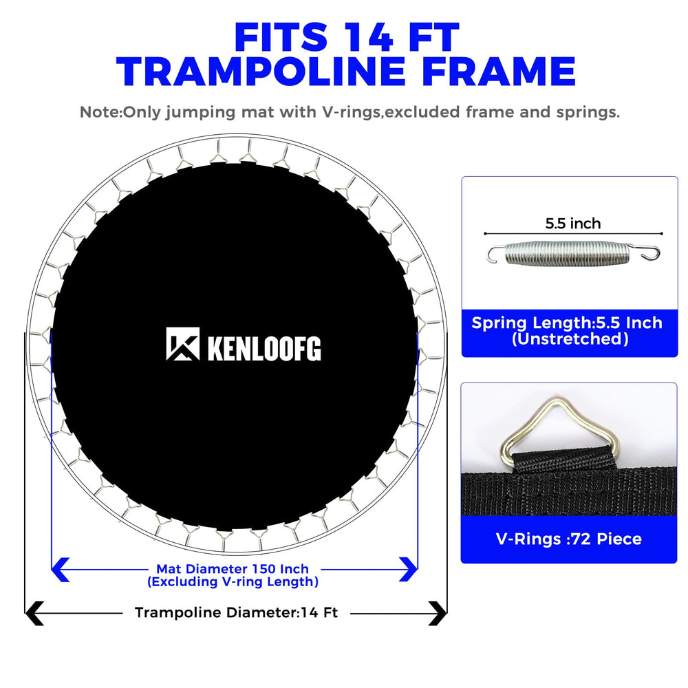 KENLOOFG close-up of V-ring and eight-row stitching for stronger attachment