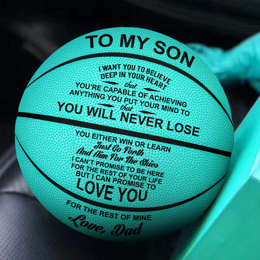 Kenon basketball in driveway practice scene showing durability and family play