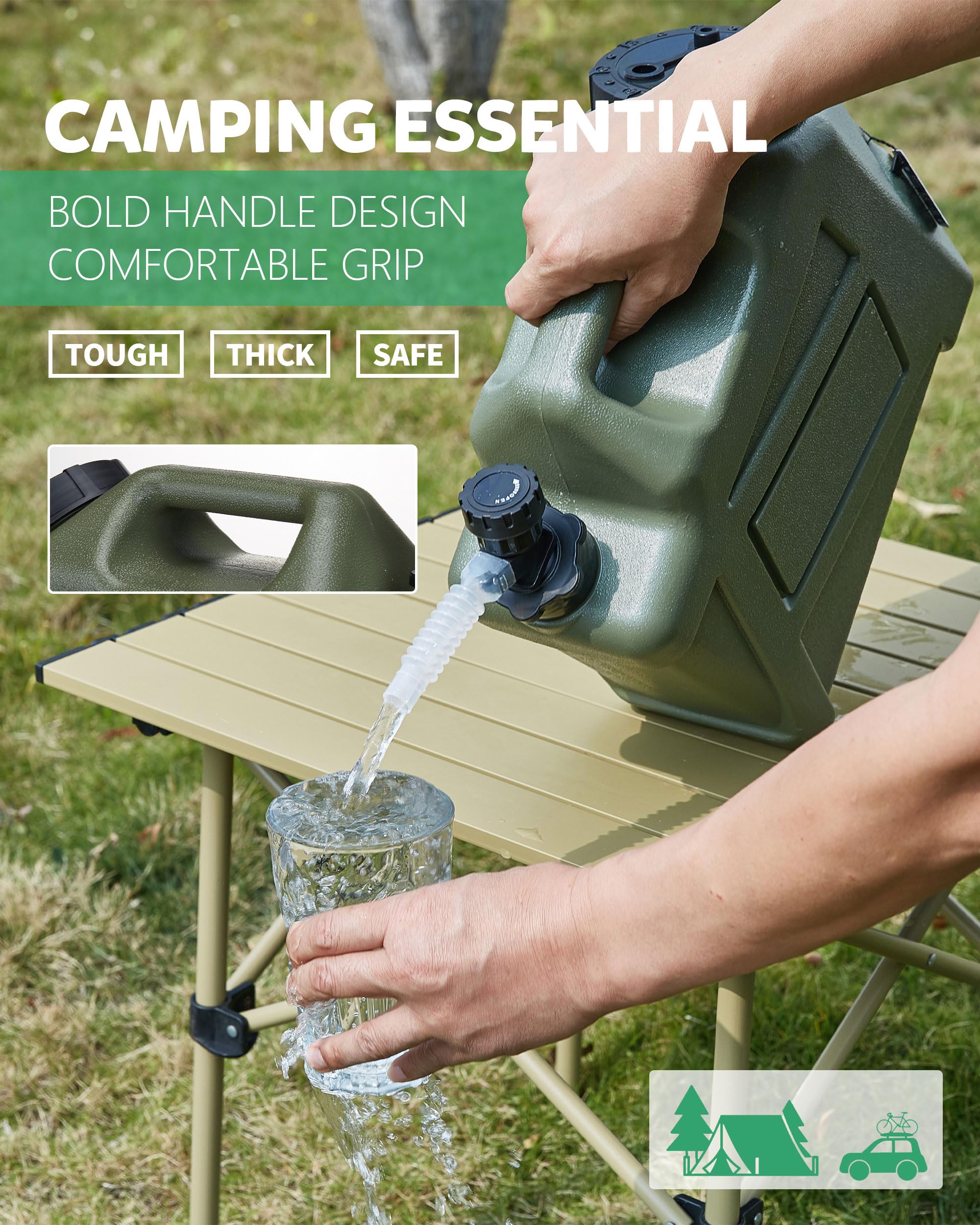 KensTro molded top handle detail for comfortable gripping and balanced carrying