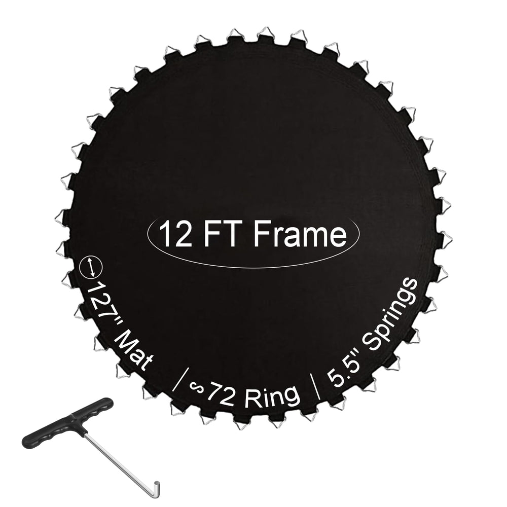 Ketofa front view of 127-inch mat showing fit and ready-to-install benefit