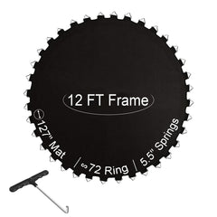 Ketofa front view of 127-inch mat showing fit and ready-to-install benefit