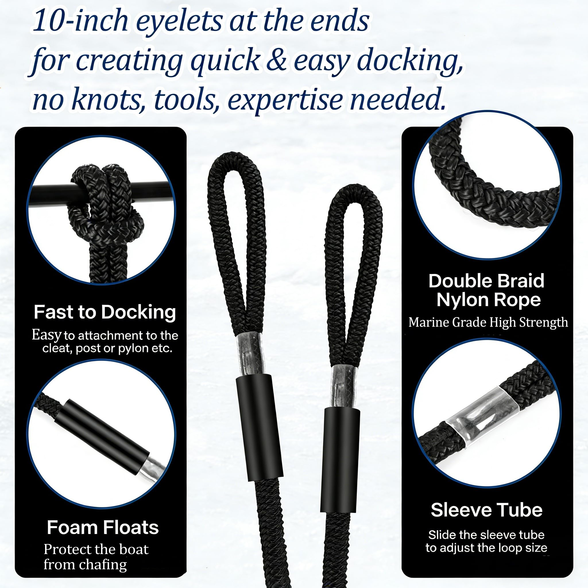 Kewow detailed sewn eyelet and reinforced stitching for secure attachment