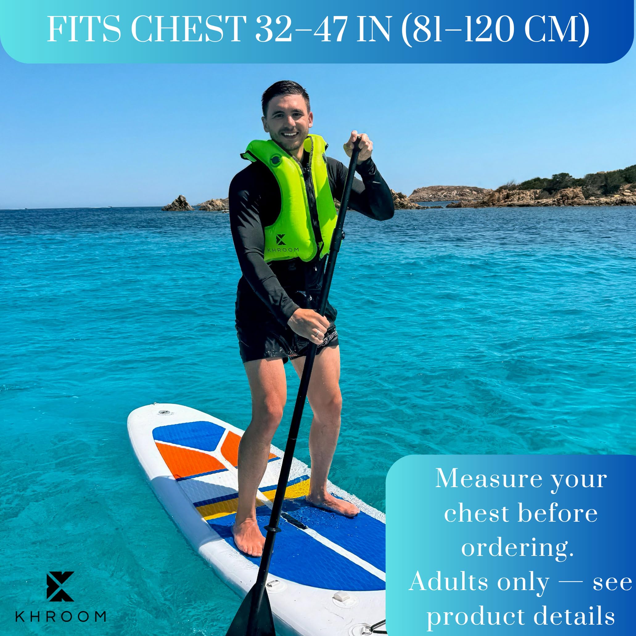 Khroom compact packed vest 11×8×1 inches ideal for travel and easy storage