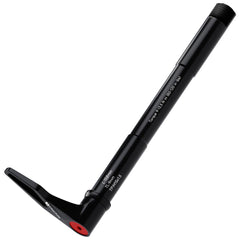 KiberAxle front profile installed on RockShox fork showing secure fit and improved stiffness