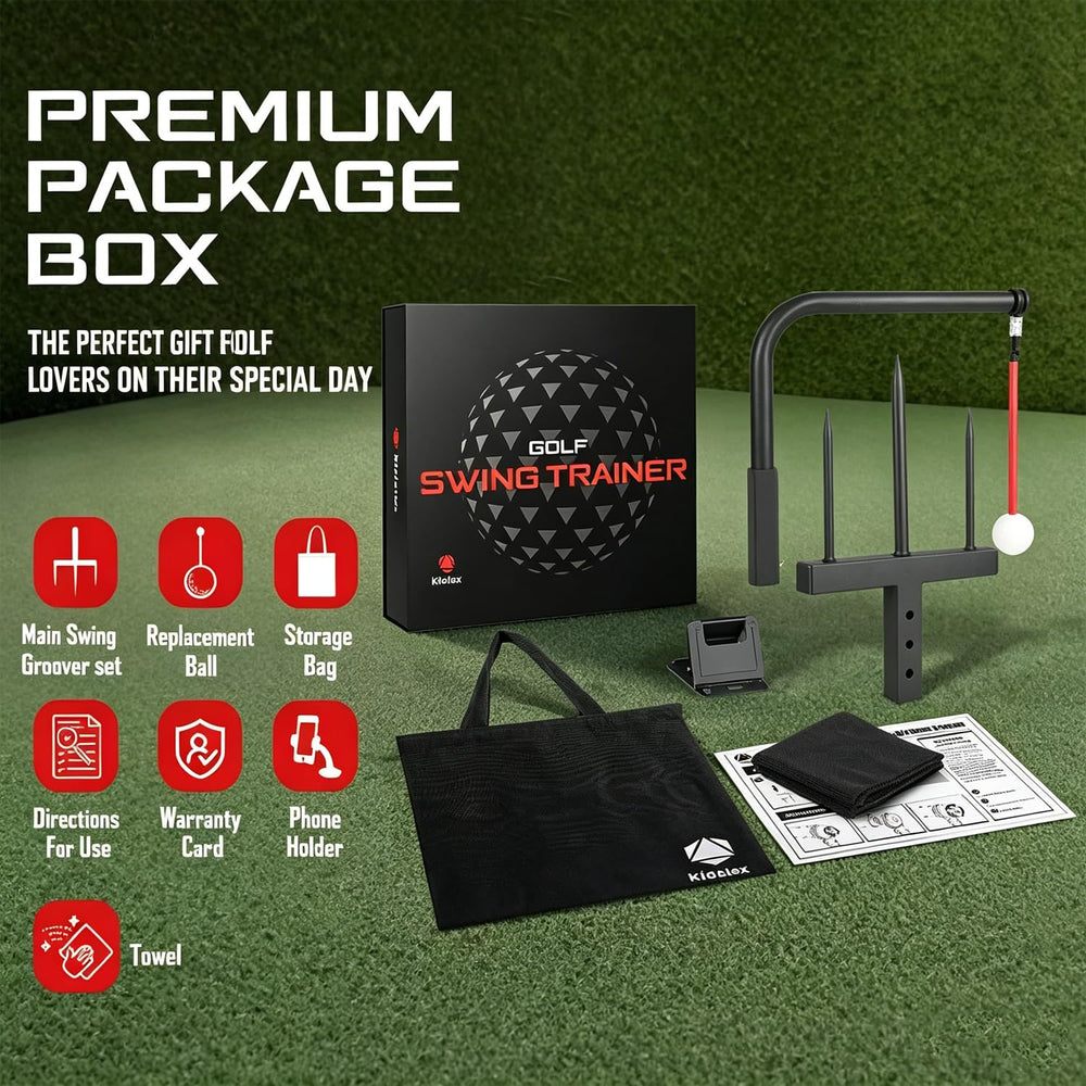 KIDZIES trainer next to golf club showing scale and age-appropriate sizing