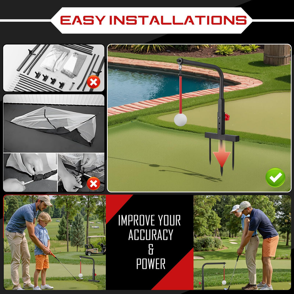 KIDZIES trainer in backyard demonstrating safe outdoor practice convenience