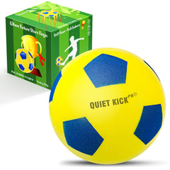 Kikkavo front view of Size 3 silent indoor ball showing shape and soft shell benefit