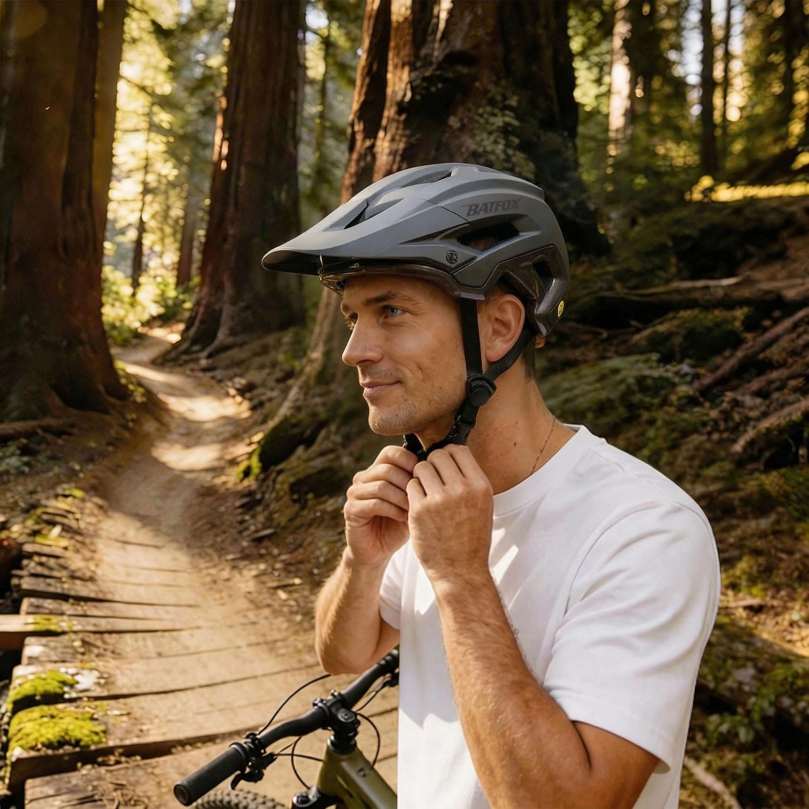KINGBIKE helmet removable liner displayed for washable hygiene advantage