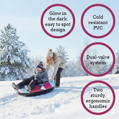 Kingly Toys reinforced bottom close-up highlighting abrasion-resistant build for sledding