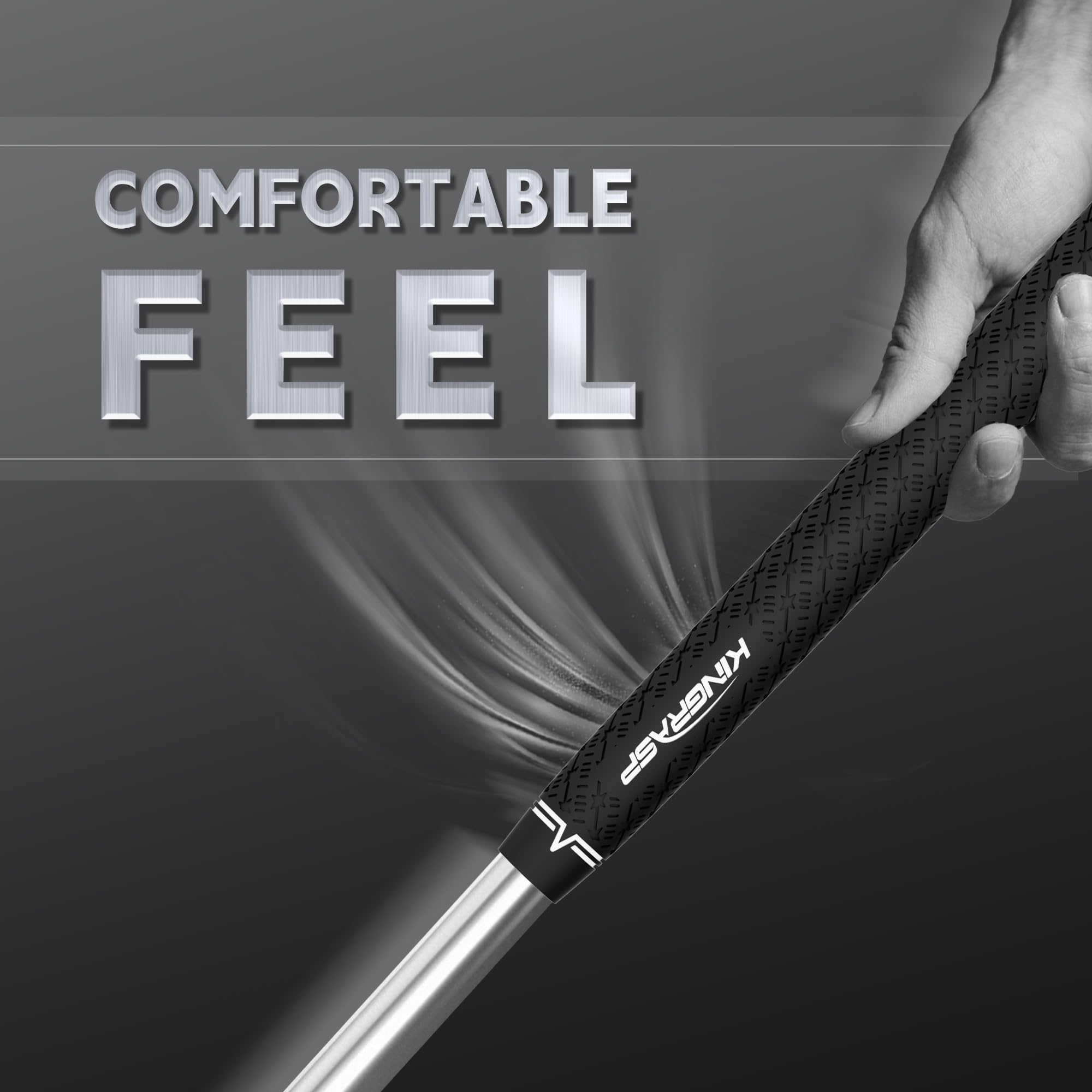 KINGRASP label and specifications visible to confirm 0.600 inch core and weight