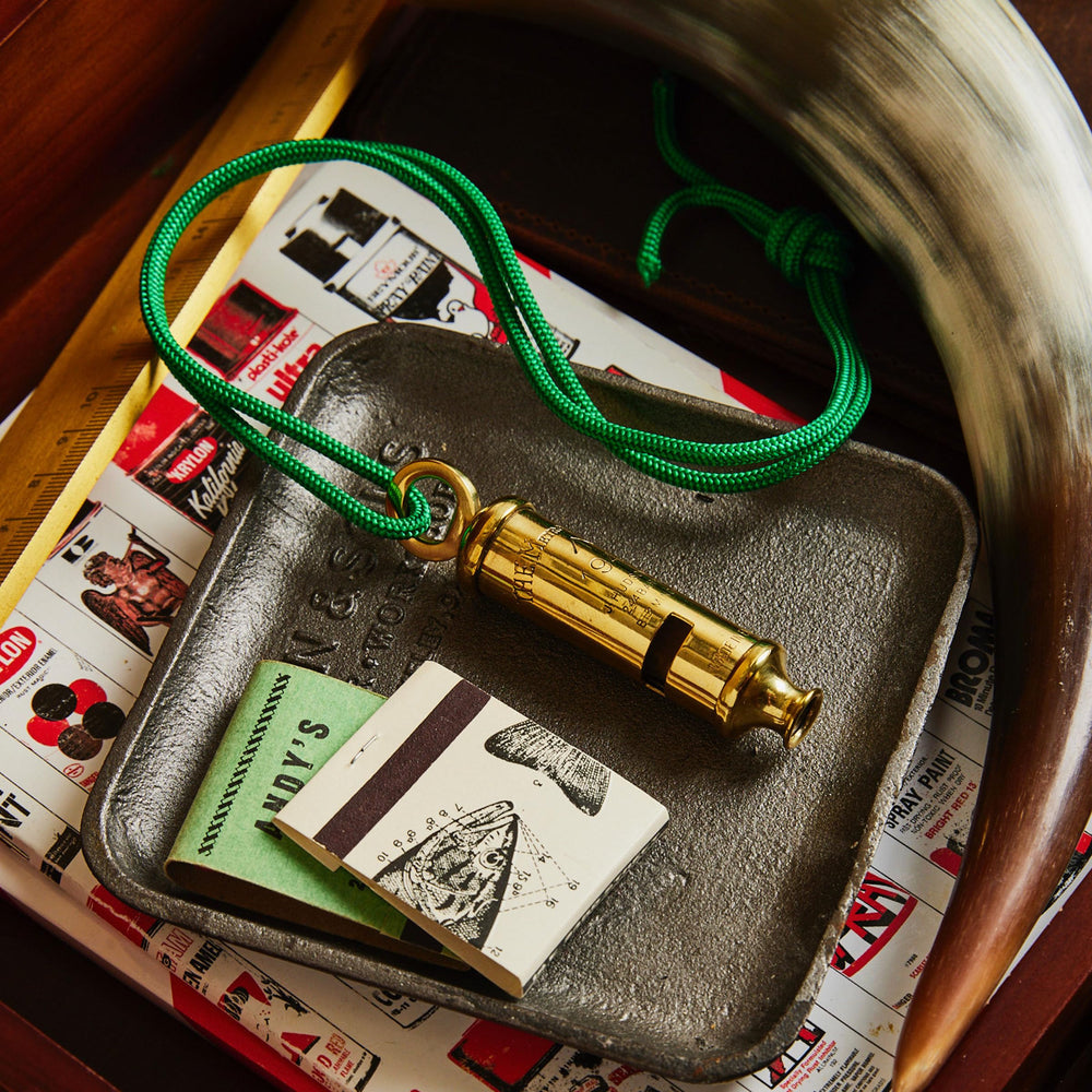 Kings County Tools whistle with certificate and ring showing authenticity and collector value