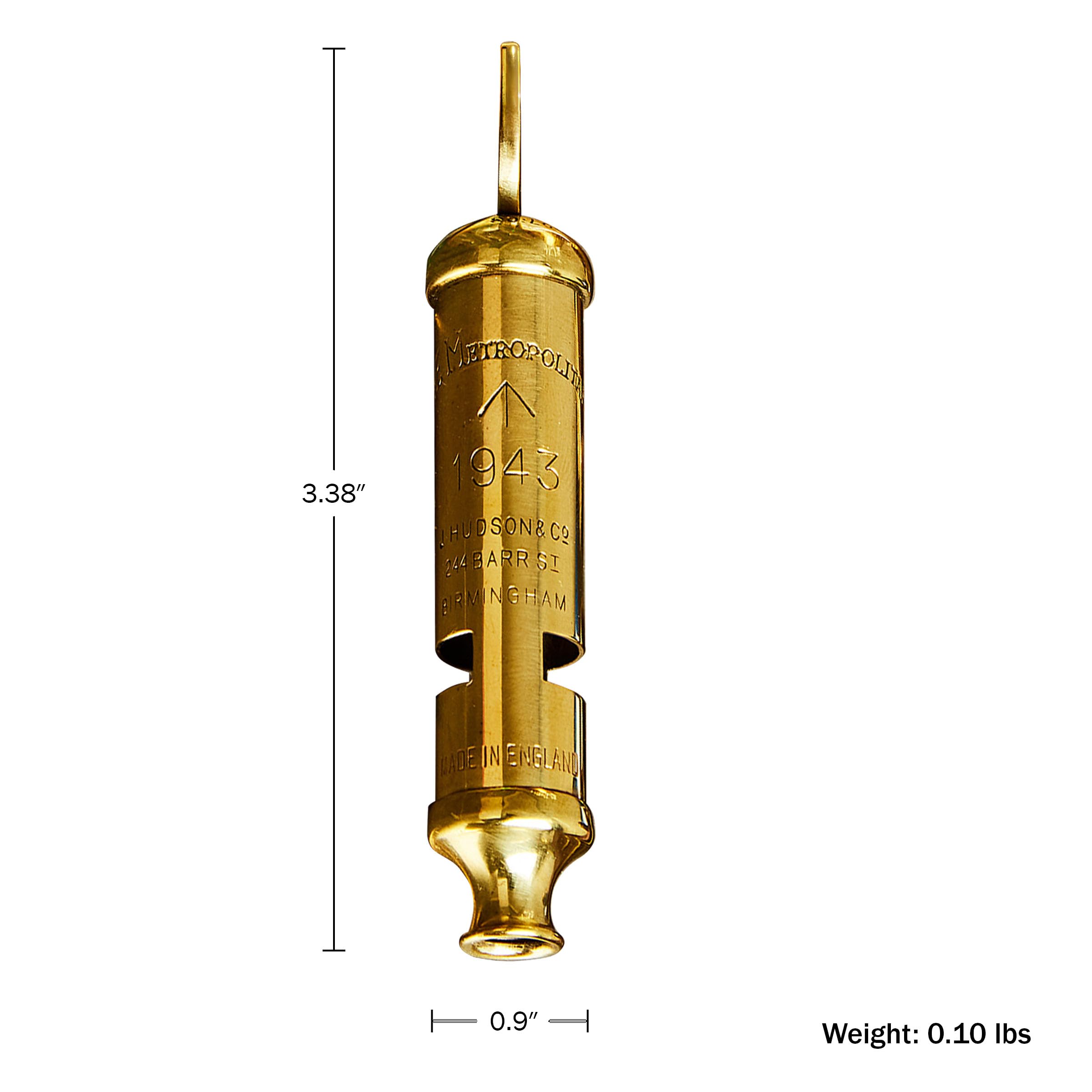 Kings County Tools whistle clipped to backpack while hiking showing reliable signaling