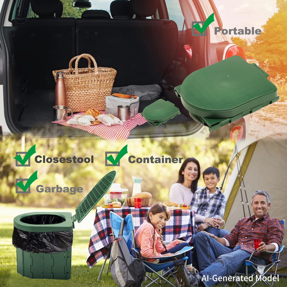 KINSPORY stowed under car seat demonstrating space-saving convenience