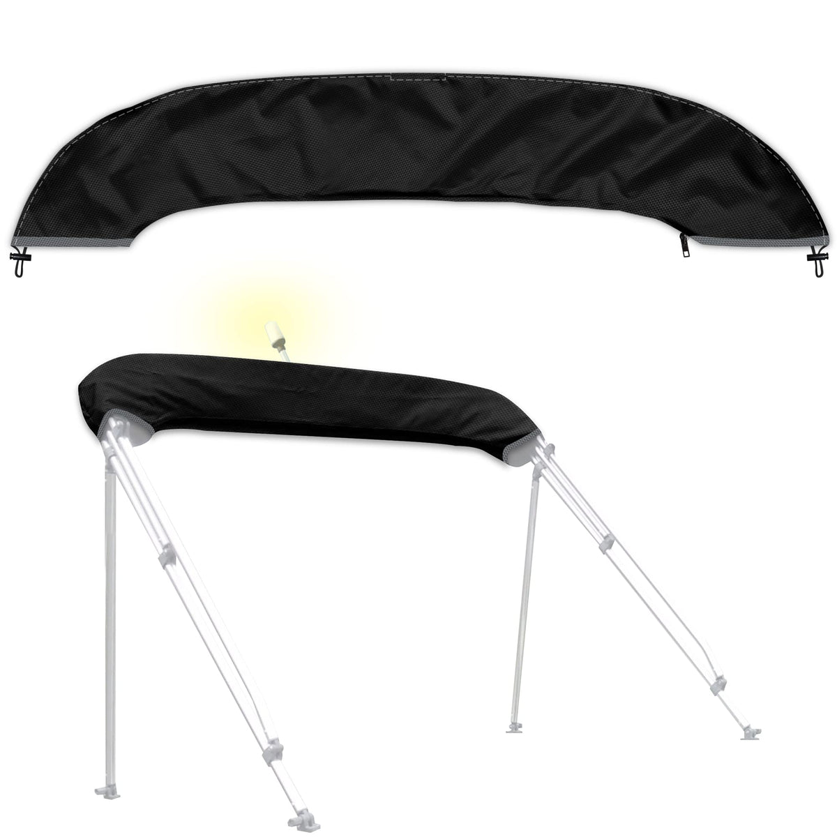 Kintaki front view of boot cover showing full-length protection and easy fit