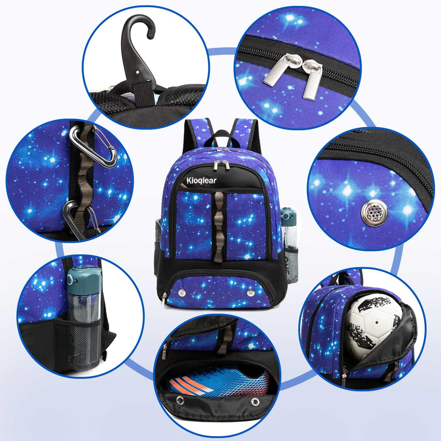 Kioqiear athlete carrying bag on field illustrating convenient transport