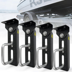 KJE front view of 4-pack brackets showing durable construction and secure support