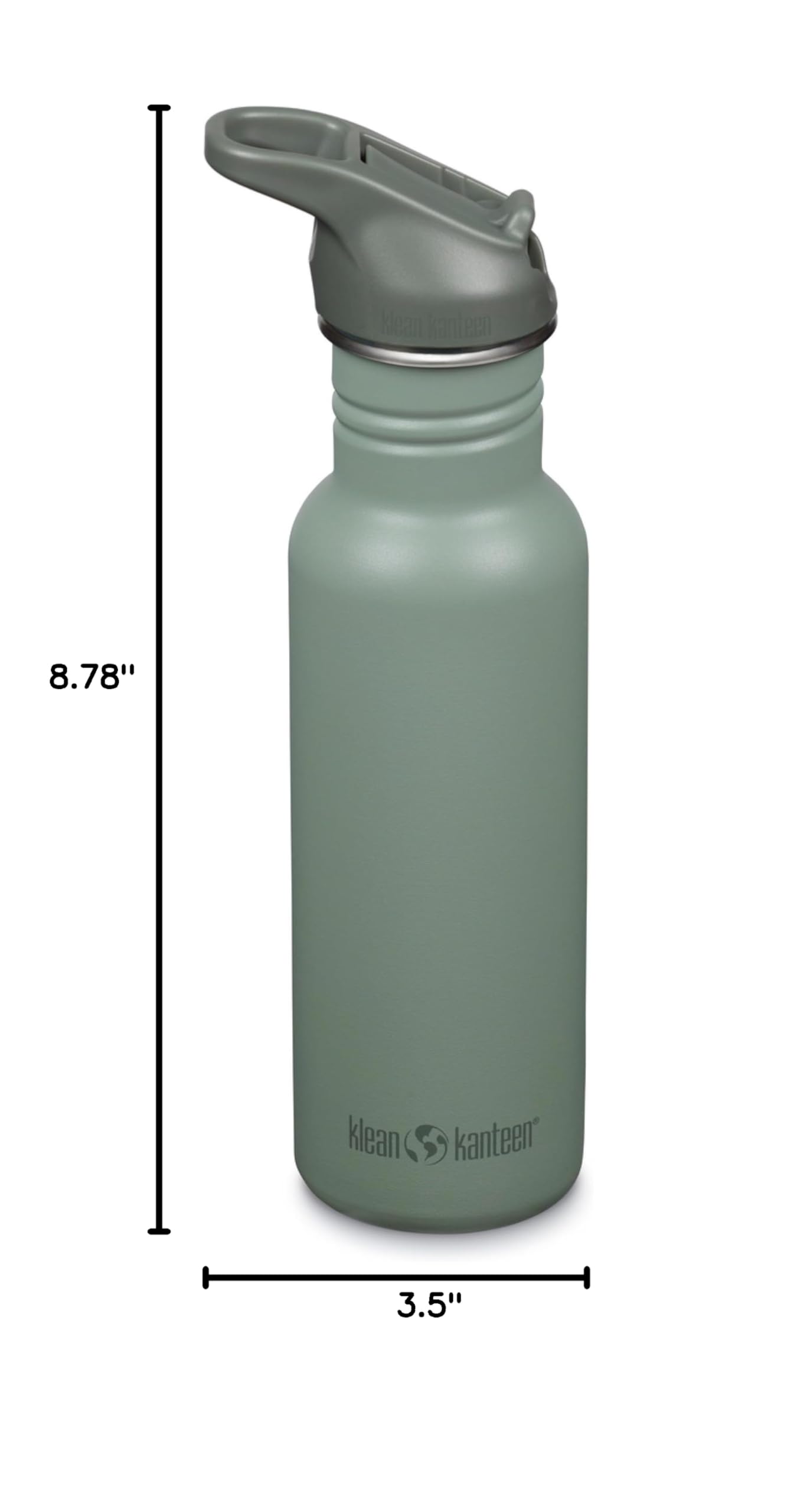 Klean Kanteen lifestyle outdoor usage scene conveying durable bottle for everyday adventures
