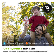Klean Kanteen insulation cutaway illustrating double-wall vacuum for long cold retention