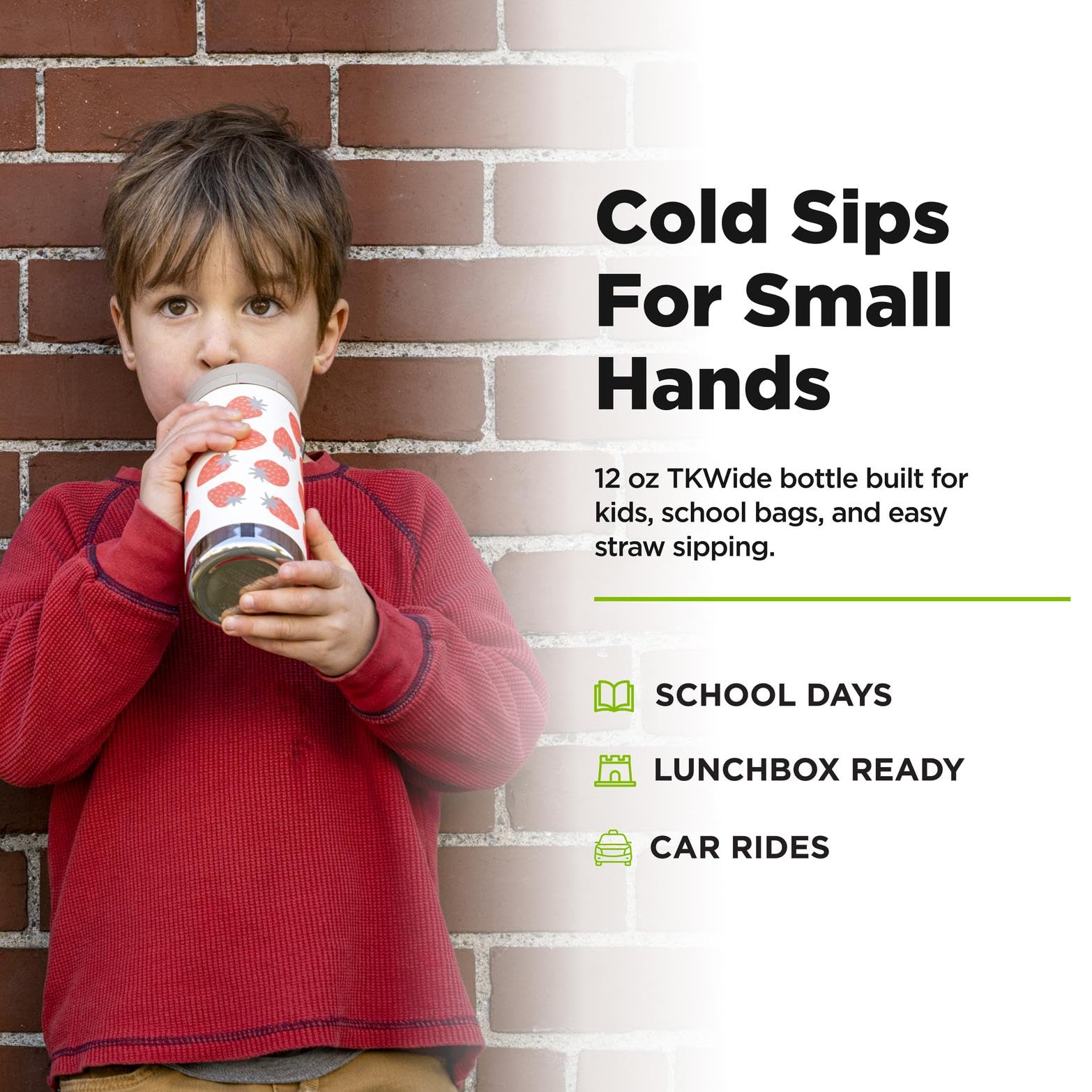 Klean Kanteen steel straw detail emphasizing durable reusable sipping