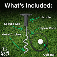 KLOCKITGOLF close-up of impact zone highlighting rugged construction