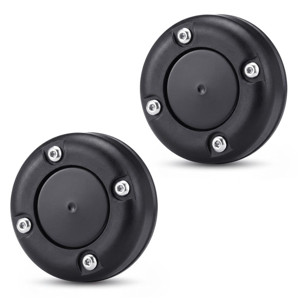 Klyyo Clyro front view of two round cable glands showing waterproof housing and fit benefit
