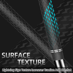KNLY close-up of lightning textured surface improving traction and feel