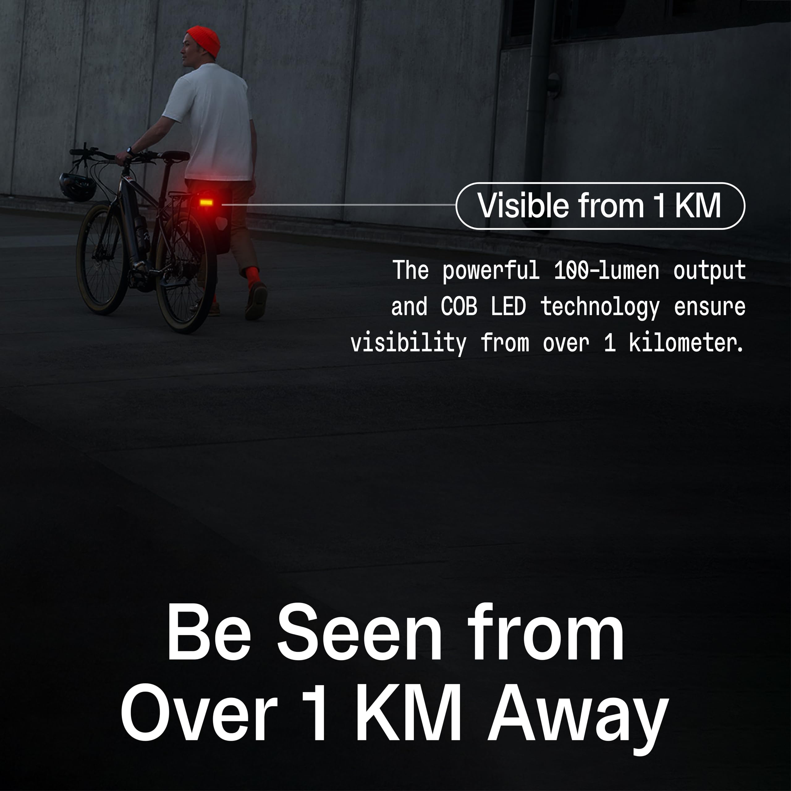 KNOG held in hand for scale demonstrating compact, lightweight design