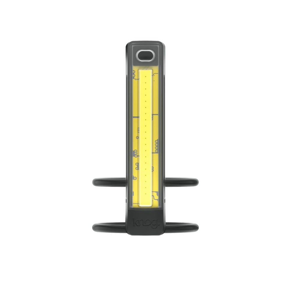 KNOG Plus close-up of COB LED array highlighting bright, wide beam output
