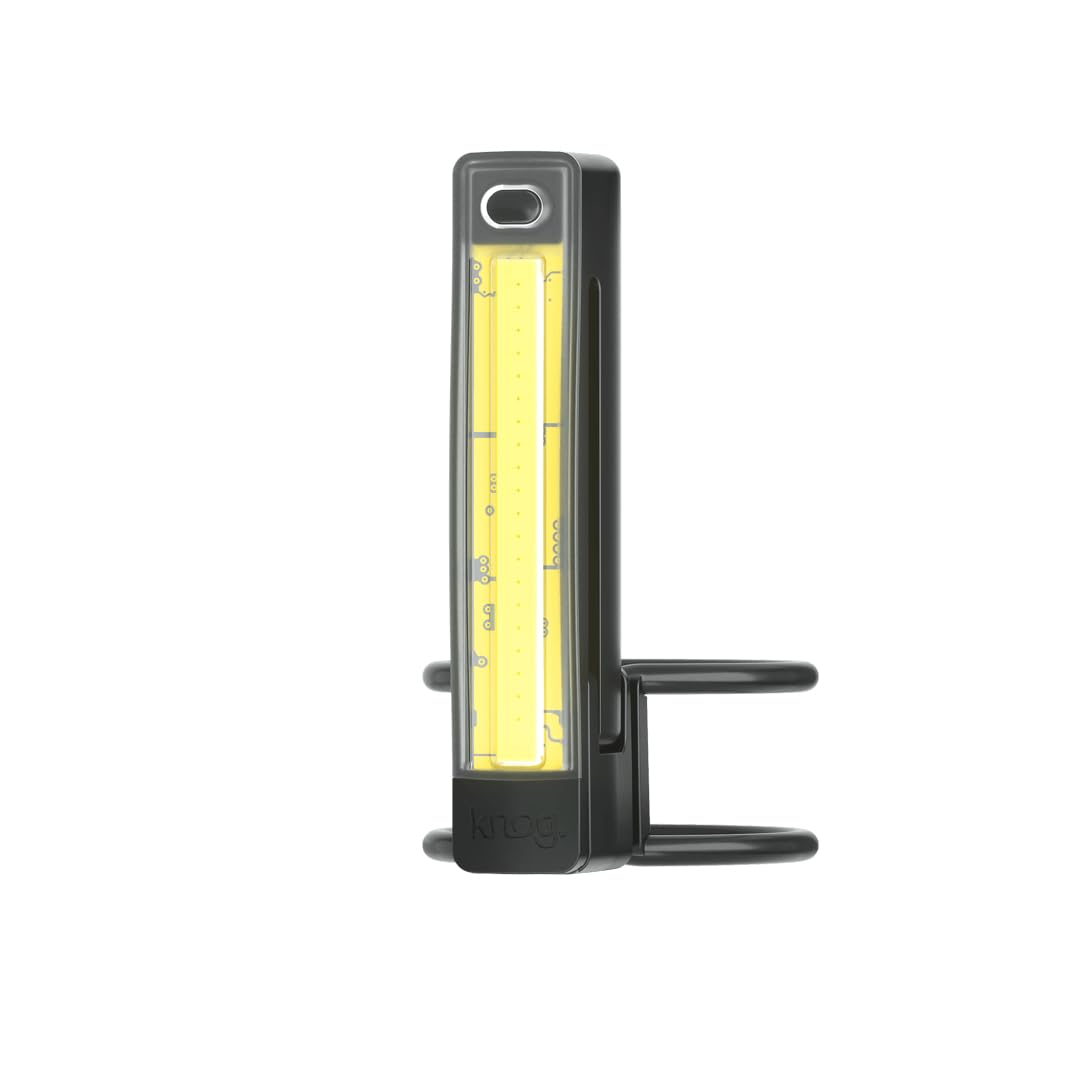 KNOG Plus front light packaging showing product and included mount for quick setup