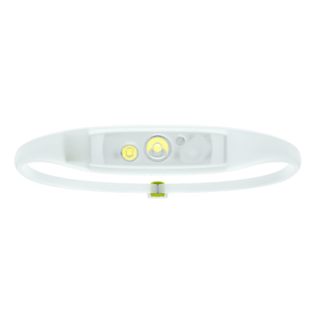 KNOG Quokka front view showing lime pod and balanced beam for clear path visibility