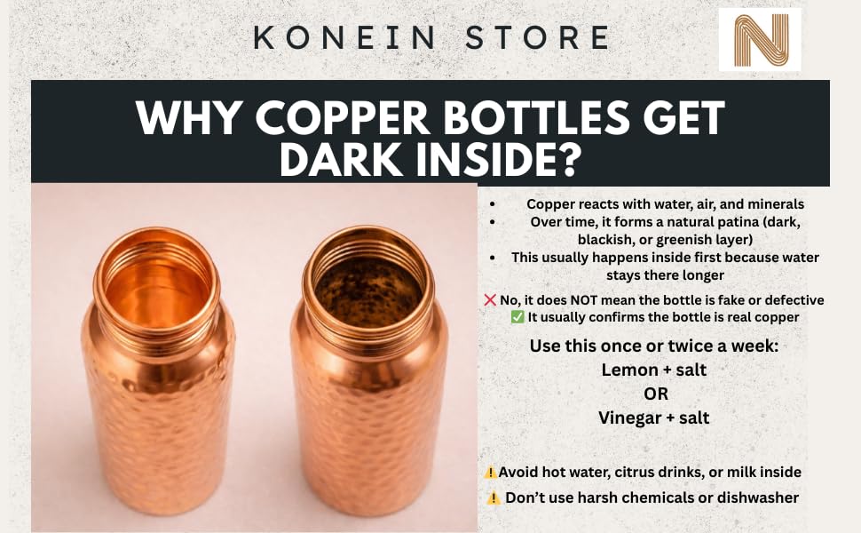 KONEIN bottle held in hand to show compact size and easy portability
