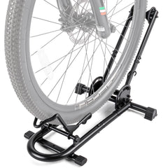 KONG MING CAR front view of freestanding bike stand showing stable hold