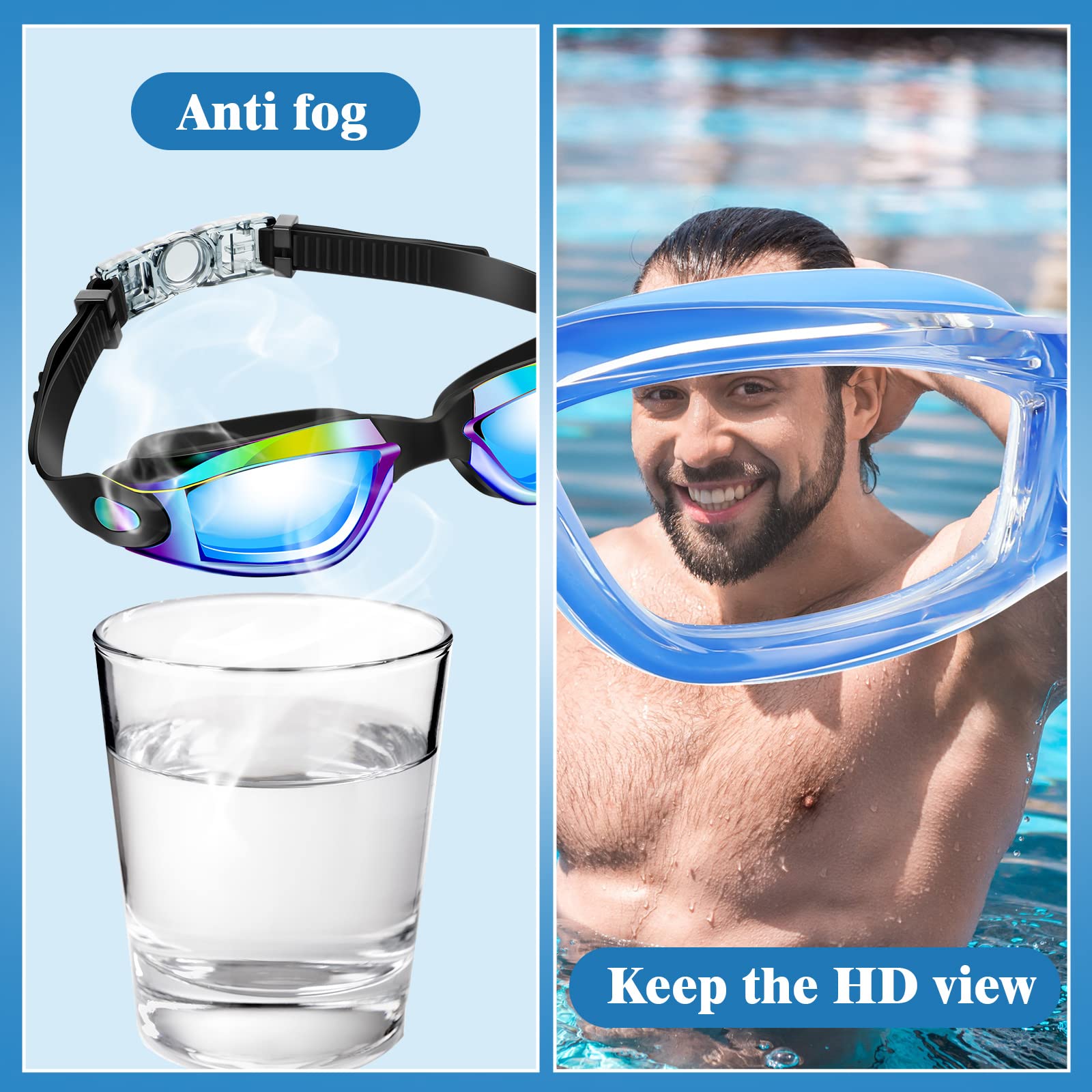 Konohan silicone seal detail showing 3D double-layer gasket for comfortable leak protection