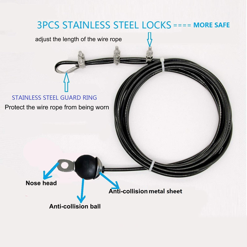 KORIKAHM rolled 236-inch cable showing adjustable length for DIY setups
